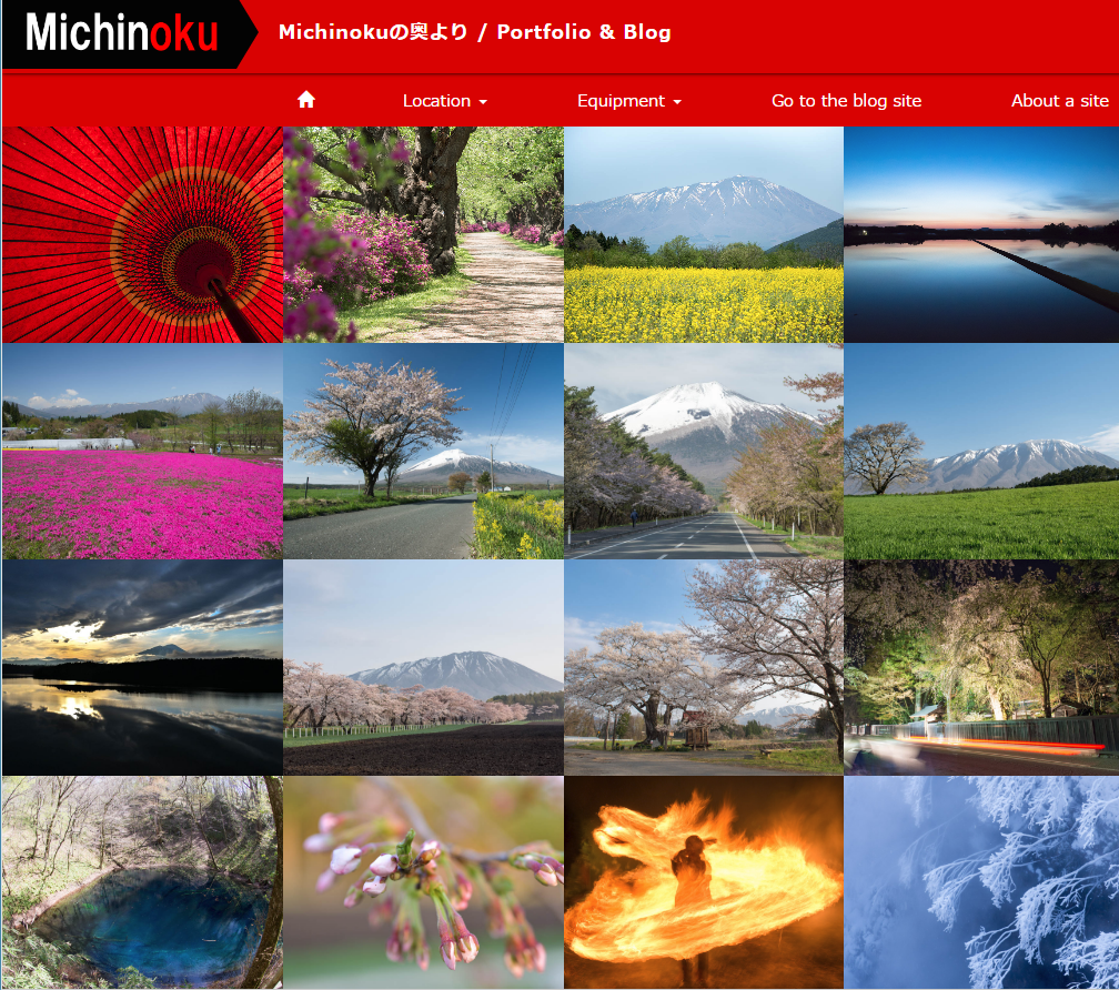 ポートフォリオサイト始めました